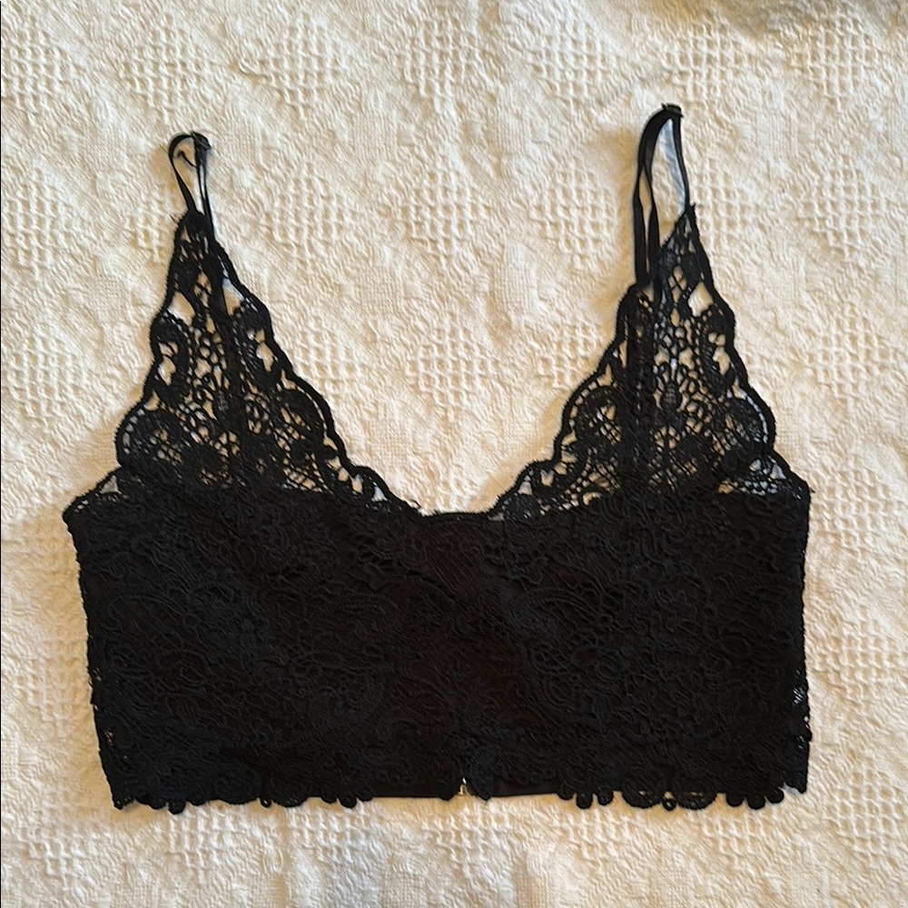 Elegant Black Lace Bralette